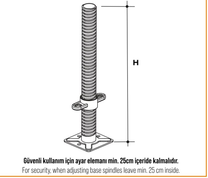 Ayarlanabilir Alt Ayar Mili